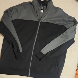 Men's Black and Gray Harley Davidson Jacket